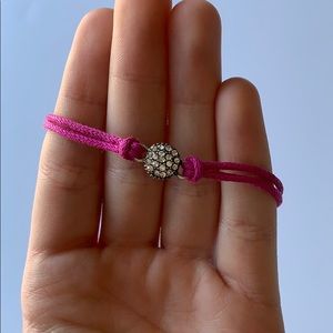 Magenta Circle Bracelet